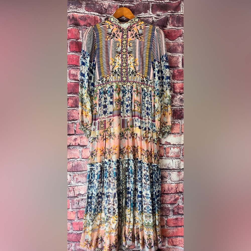 ANTHROPOLOGIE Bhanuni Jyoti Anastasia Maxi Dress